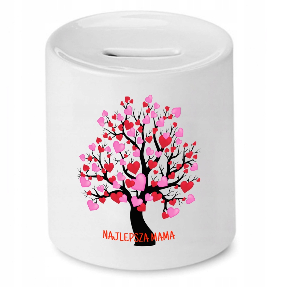 Skarbonka Dla Mamy Matki Najlepsza Mama Prezent Z Nadrukiem Ze Zdjęciem