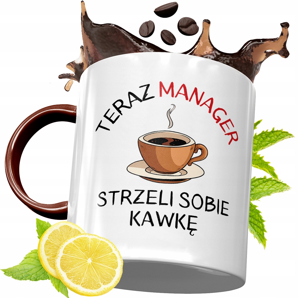 Kubek Bordowy Dla Managera Na Urodziny Prezent Z Nadrukiem Ze Zdjęciem