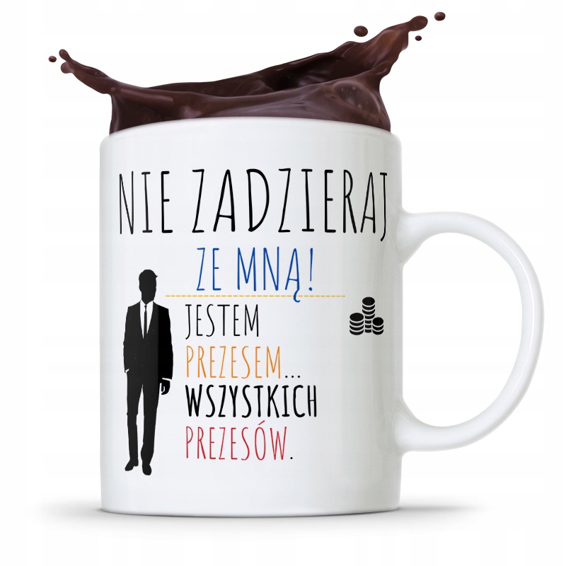 Prezesa Viceprezesa Kubek Super Prezes Prezent Z Nadrukiem Ze Zdjęciem