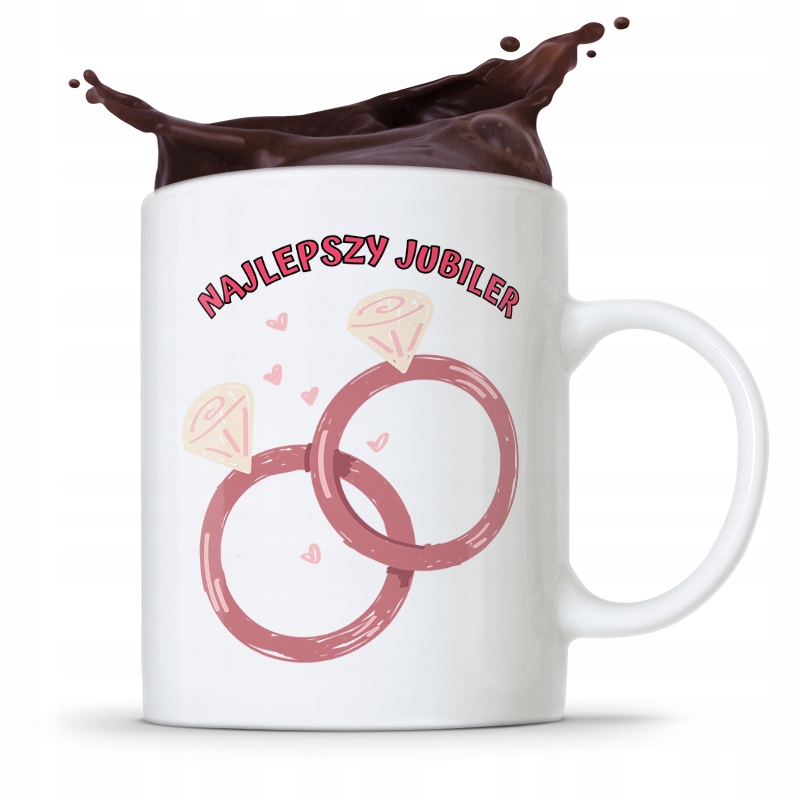 Dla Jubilera Kubek Na Prezent Najlepszy Jubiler Z Nadrukiem Ze Zdjęciem