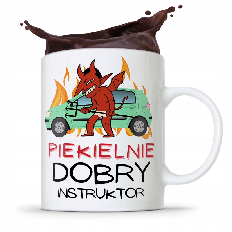 Dla Instruktora Kubek Prezent Piekielnie Dobry Z Nadrukiem Ze Zdjęciem