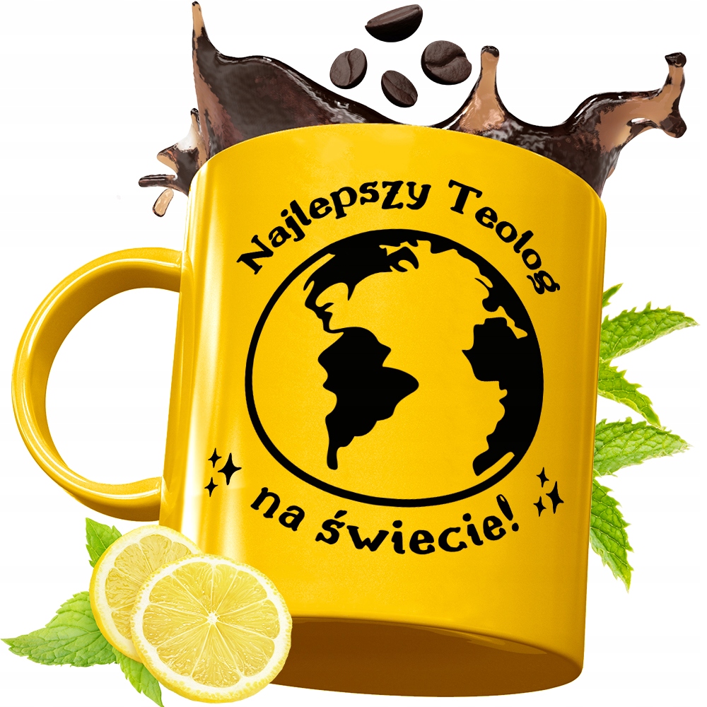 Złoty Kubek Premium Dla Teologa Prezent Z Nadrukiem Ze Zdjęciem