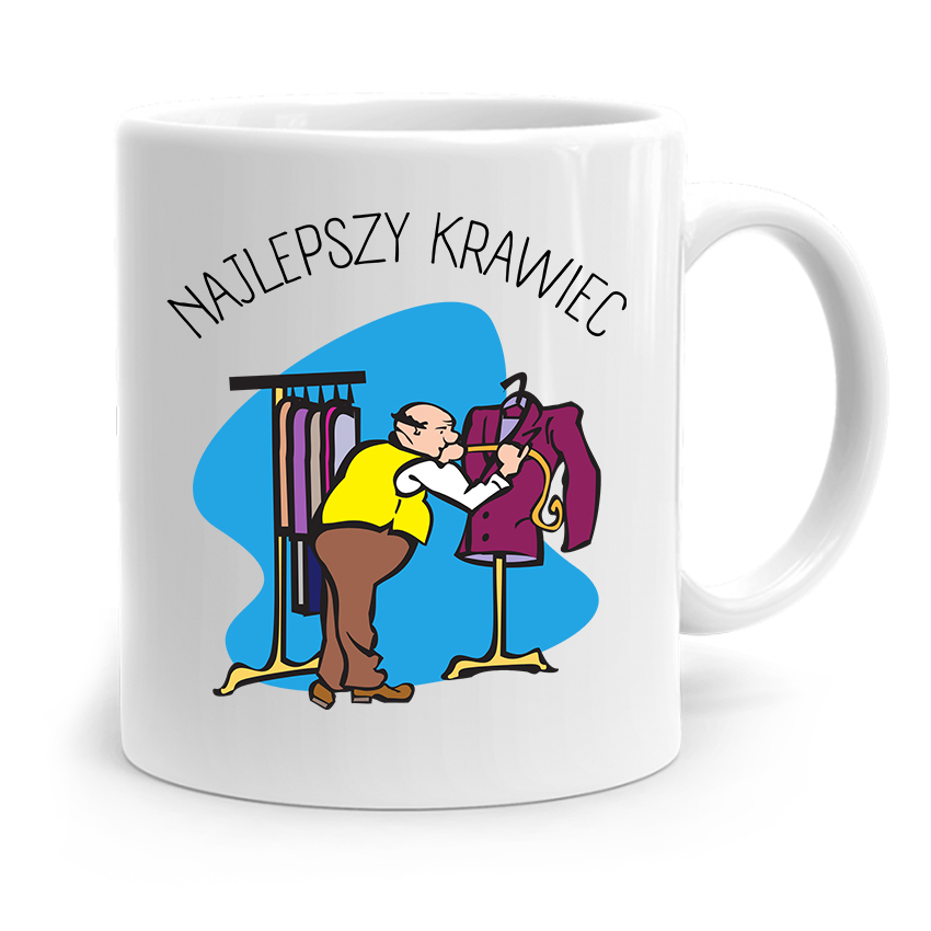 Kubek Prezent Krawcowej Krawca Najlepszy Krawiec Z Nadrukiem Ze Zdjęciem