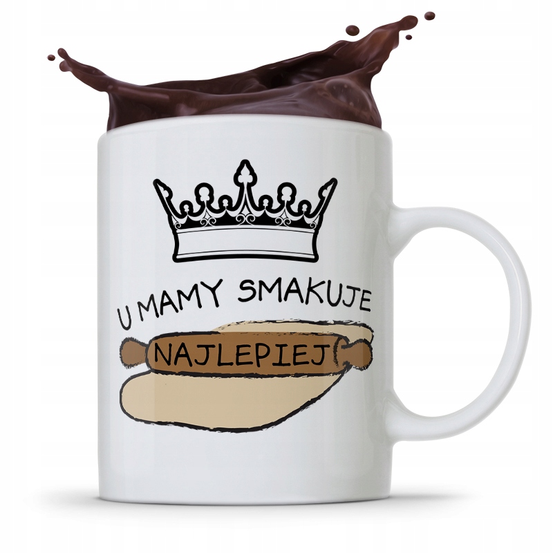 Kubek Prezent Dla Mamy U Mamy Smakuje Najlepiej Z Nadrukiem Ze Zdjęciem