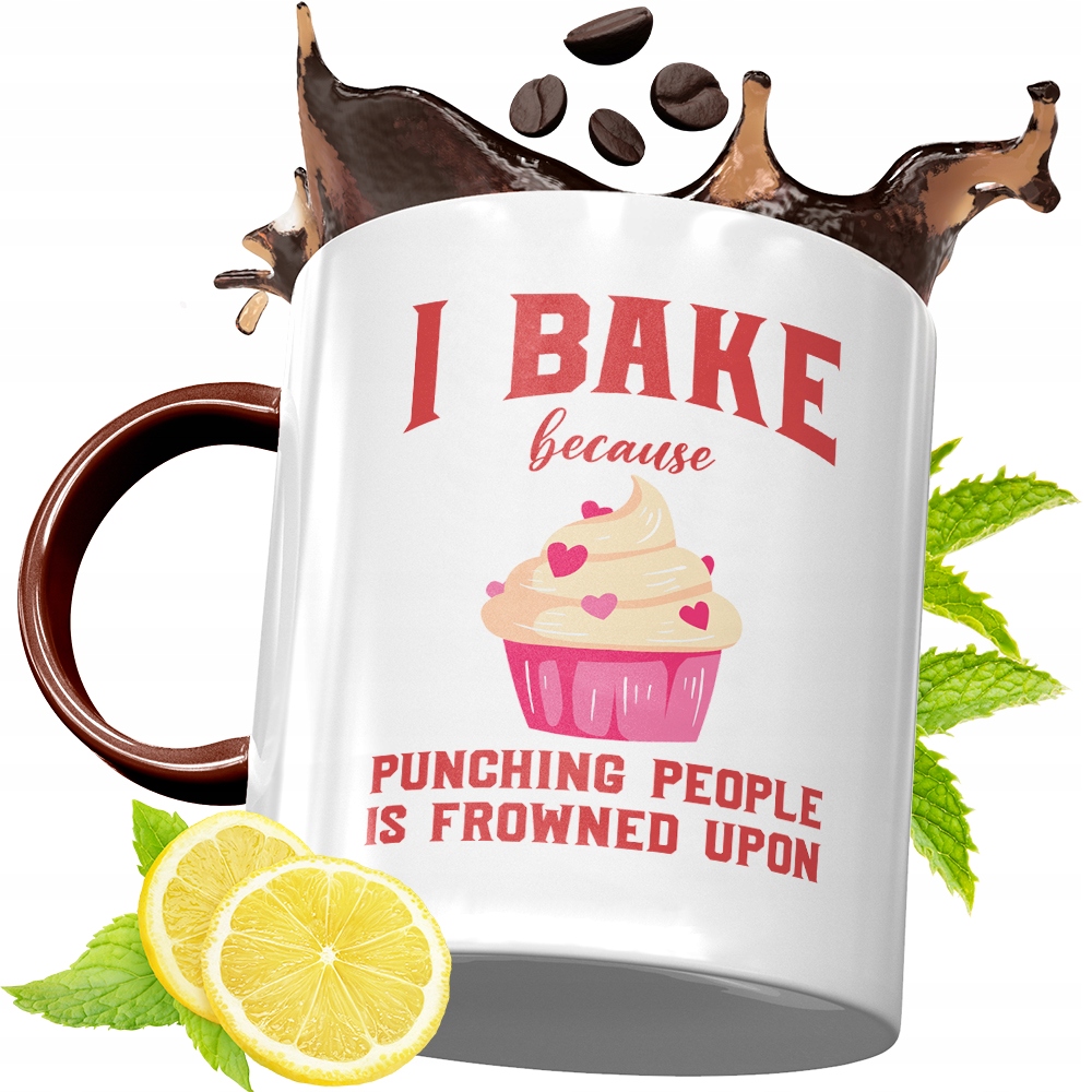 Kubek Bordowy Dla Piekarza Na Urodziny Prezent Z Nadrukiem Ze Zdjęciem