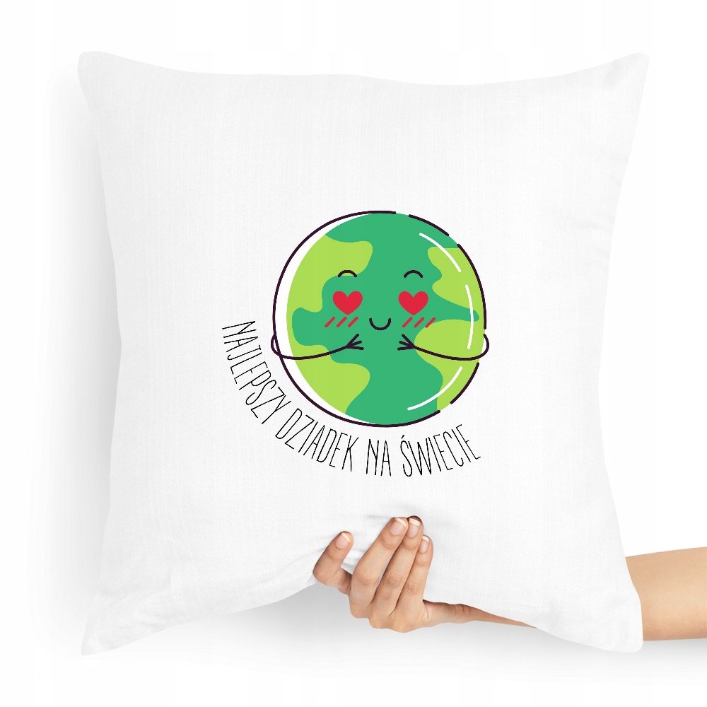 Poduszka Na Dzień Dziadka Najlepszy Dziadek Z Nadrukiem Ze Zdjęciem