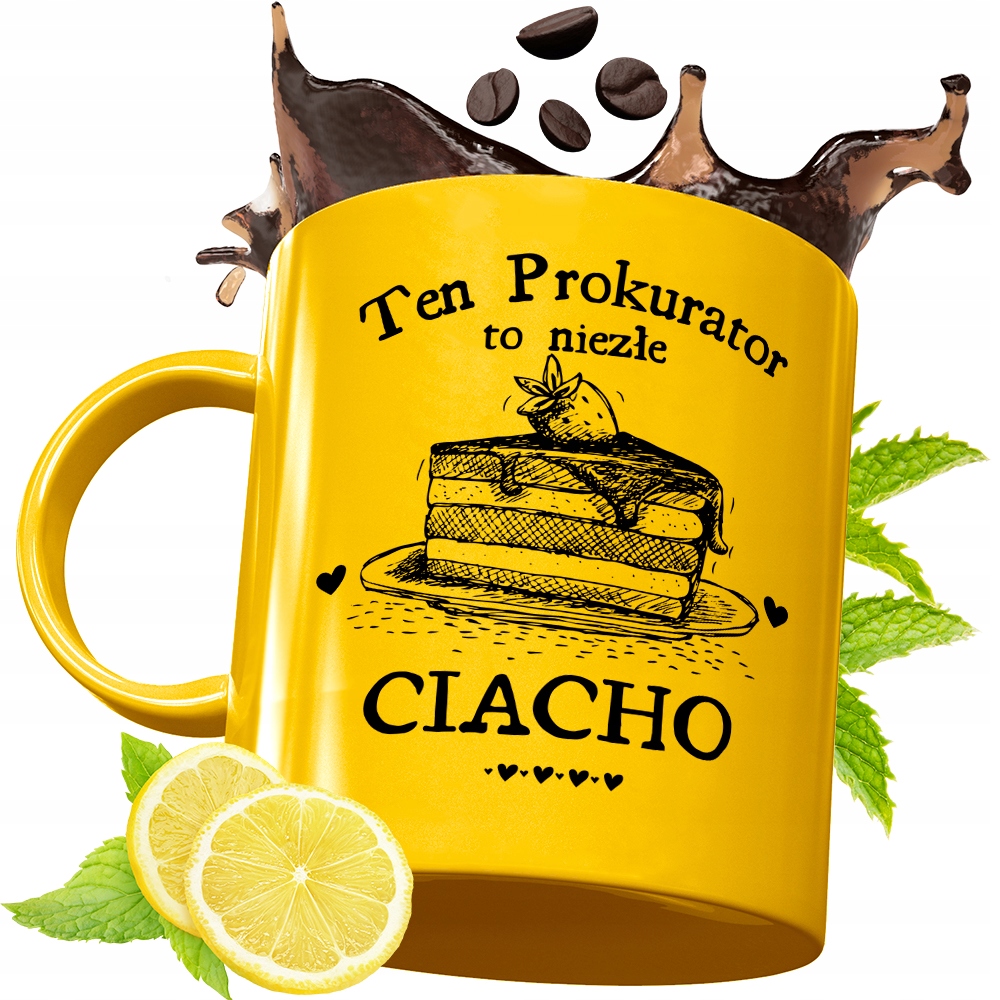Złoty Kubek Premium Dla Prokuratora Prezent Z Nadrukiem Ze Zdjęciem