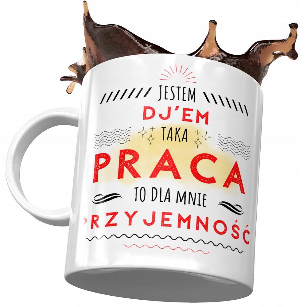 Kubek Dla Dja To Dla Mnie Przyjemność Prezent Z Nadrukiem Ze Zdjęciem