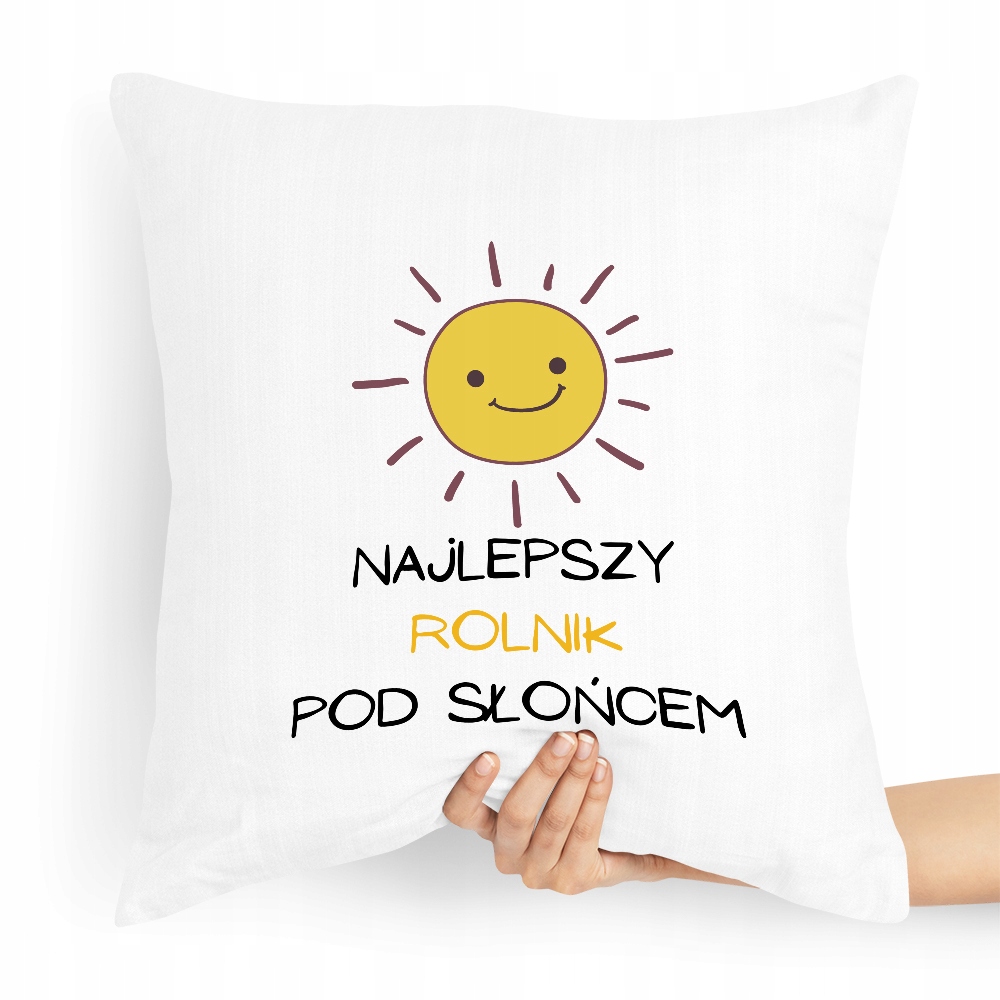 Poduszka Prezent Idealny Dla Rolnika Najlepszy Z Nadrukiem Ze Zdjęciem