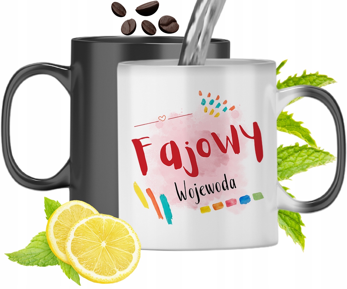 Kubek Magiczny Dla Wojewody Zmieniający Kolor Z Nadrukiem Ze Zdjęciem