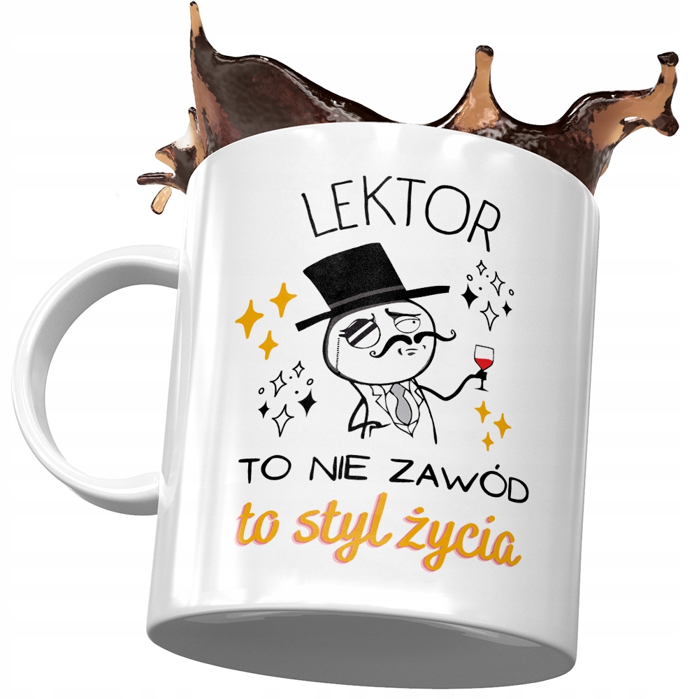 Dla Lektora Kubek Na Urodziny Imieniny Na Prezent Z Nadrukiem Ze Zdjęciem