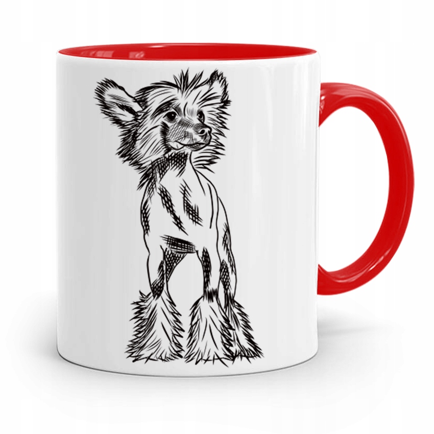 Kubek Czerwony Dzień Dziecka Prezent Piesek Z Nadrukiem Ze Zdjęciem