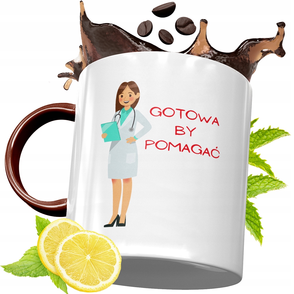 Kubek Bordowy Dla Doktora Na Urodziny Prezent Z Nadrukiem Ze Zdjęciem