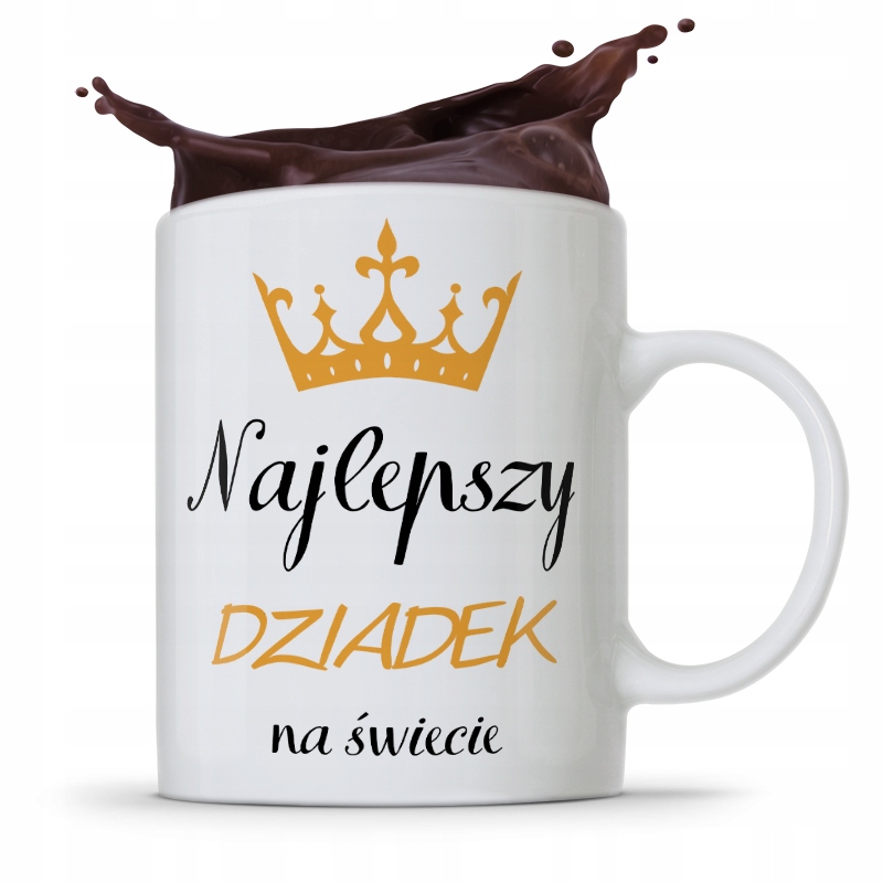 Kubek Prezent Dzień Dziadka Najlepszy Dziadek Z Nadrukiem Ze Zdjęciem