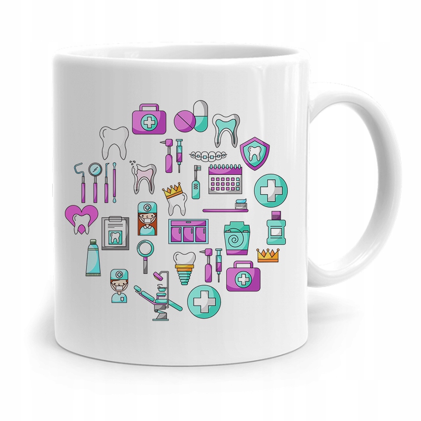 Kubek Prezent Dla Dentysty Stomatologa Dentist Z Nadrukiem Ze Zdjęciem