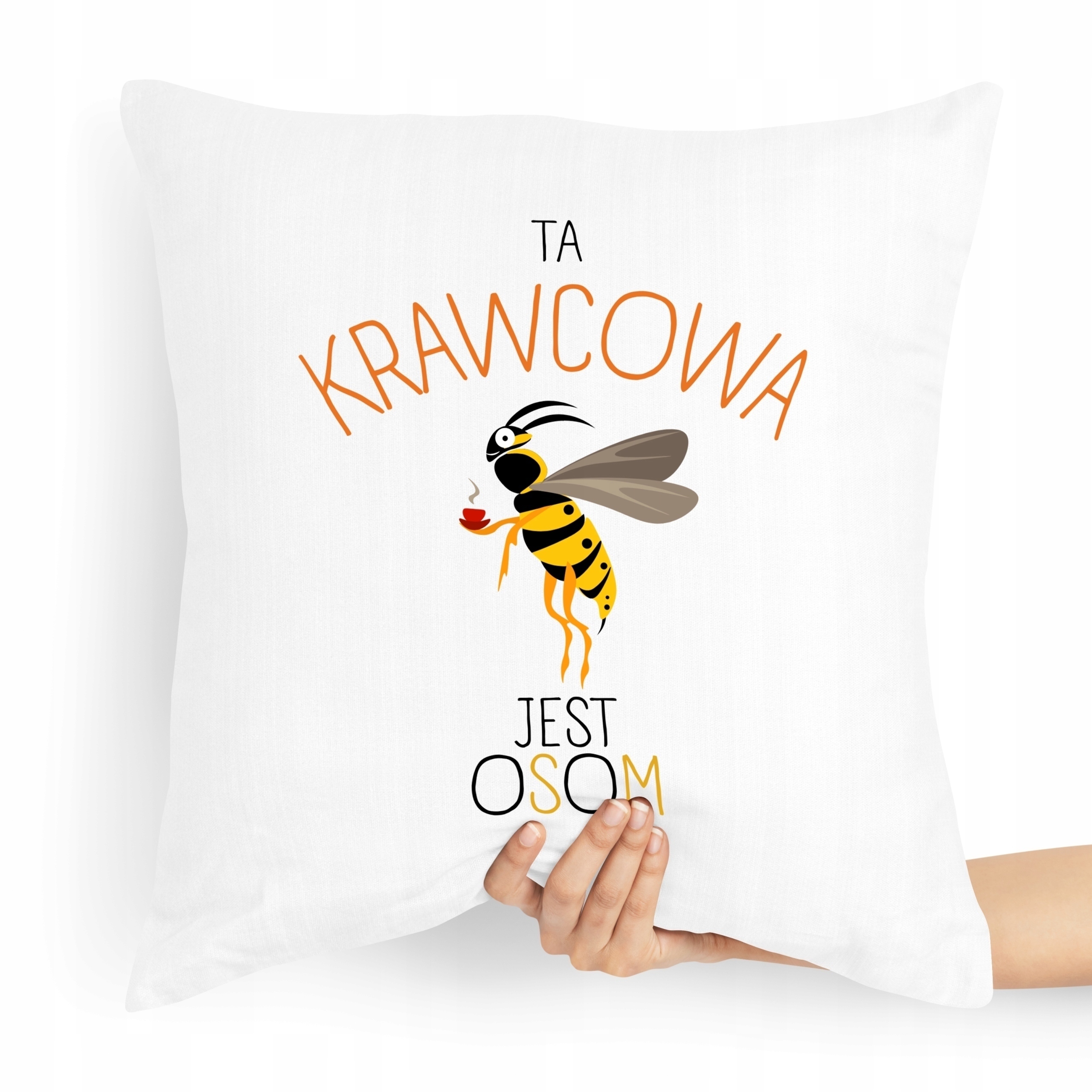 Poduszka Dla Krawcowej Krawca Krawcowa Jest Osom Z Nadrukiem Ze Zdjęciem