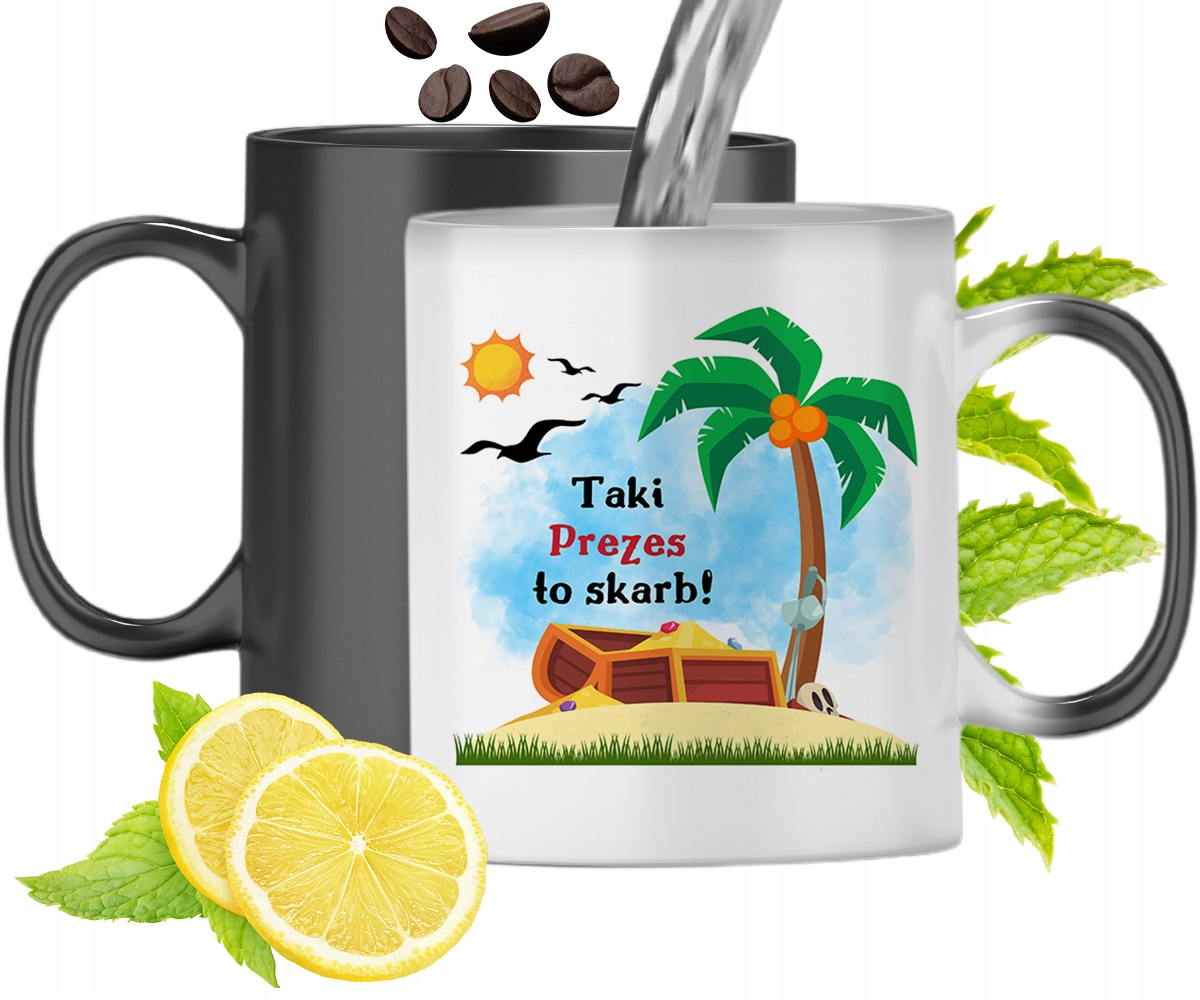 Dla Prezesa Kubek Magiczny Na Urodziny Prezent Z Nadrukiem Ze Zdjęciem