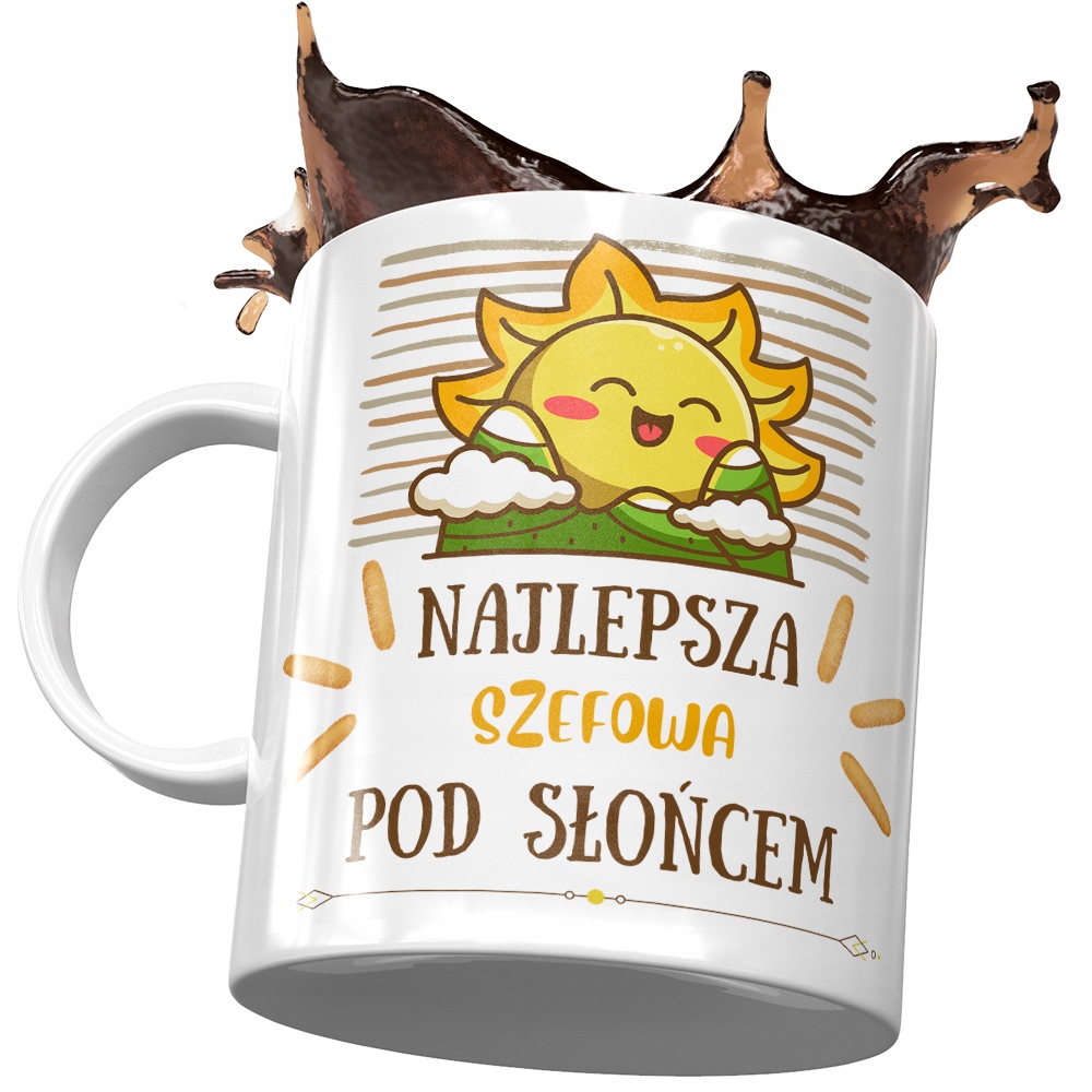 Dla Szefowej Kubek Na Urodziny Na Prezent Z Nadrukiem Ze Zdjęciem