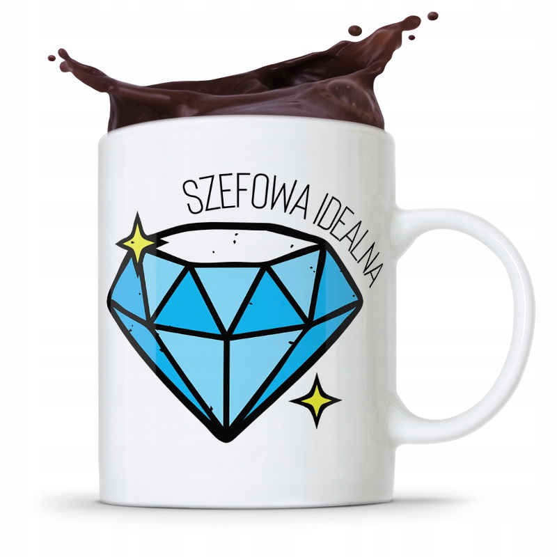 Kubek Prezent Dla Szefowej Szefowa Idealna Z Nadrukiem Ze Zdjęciem