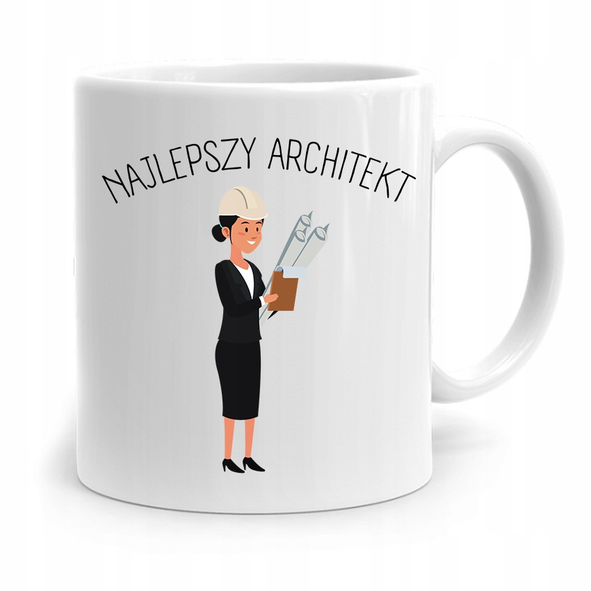 Kubek Architekta Projektanta Najlepszy Architekt Z Nadrukiem Ze Zdjęciem