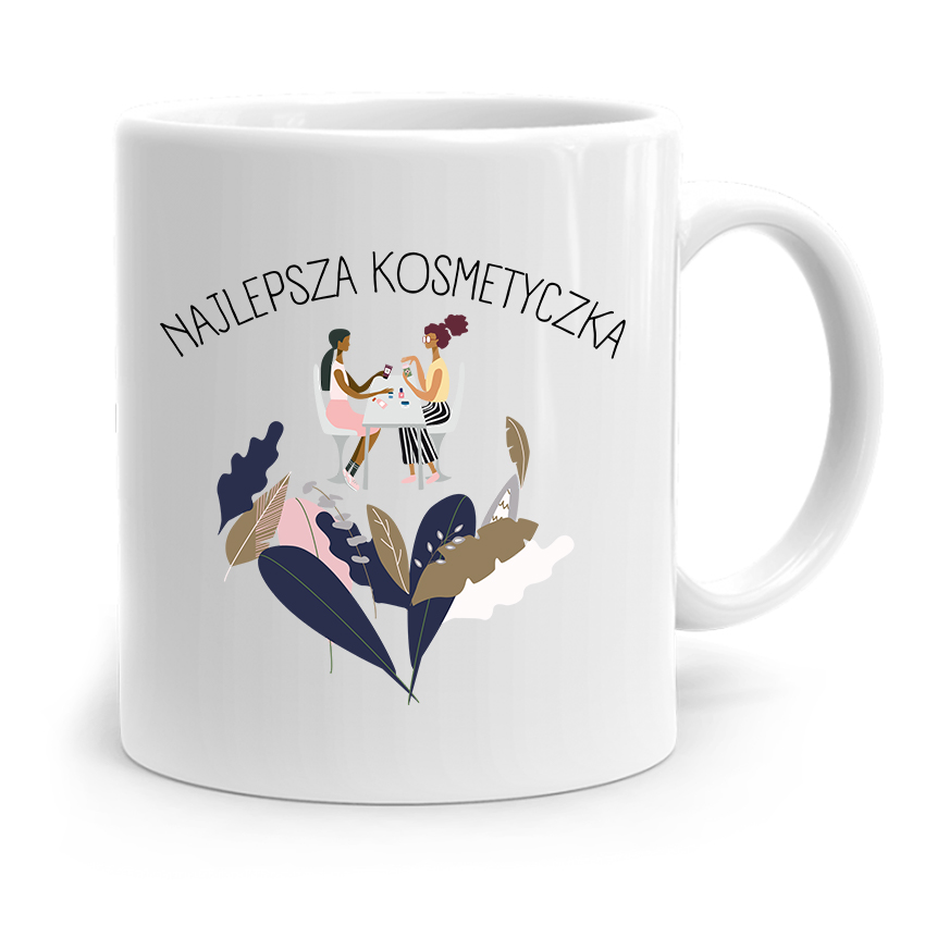 Kubek Prezent Dla Kosmetyczki Najlepsza Prezent Z Nadrukiem Ze Zdjęciem