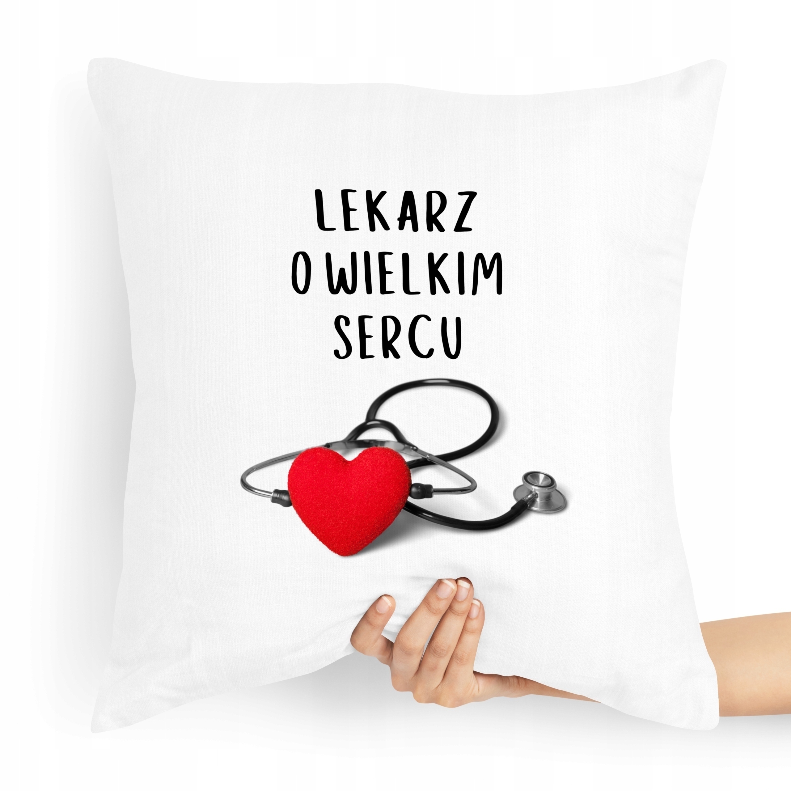 Poduszka Prezent Dla Doktora O Wielkim Sercu Z Nadrukiem Ze Zdjęciem