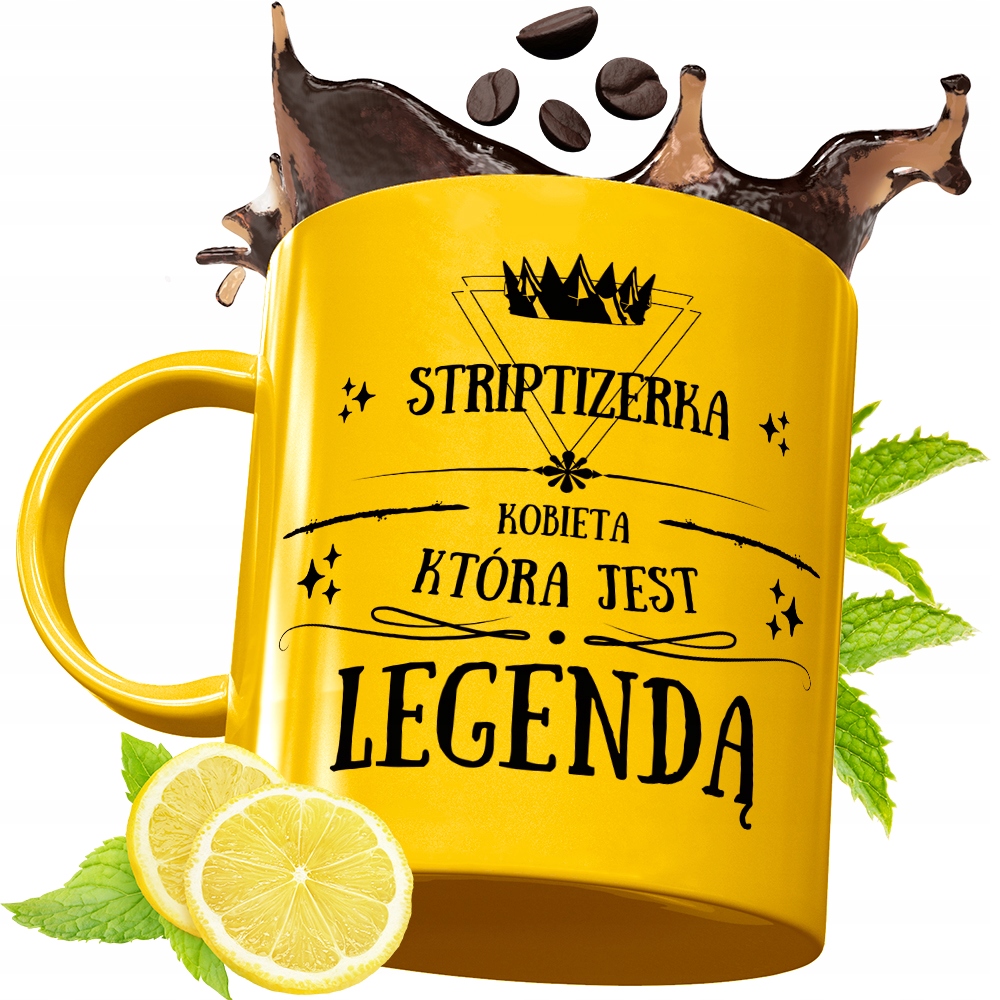 Złoty Kubek Premium Dla Striptizerki Prezent Z Nadrukiem Ze Zdjęciem