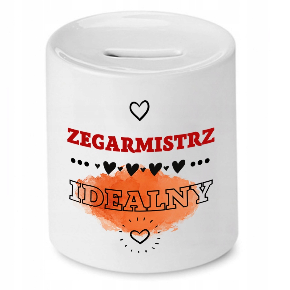 Skarbonka Dla Zegarmistrza Zegarmistrz Idealny Z Nadrukiem Ze Zdjęciem