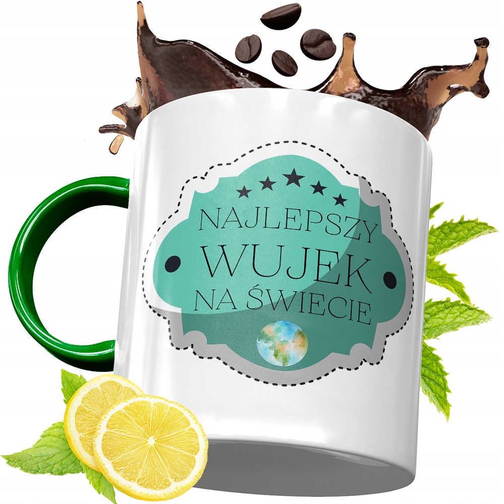 Kubek Zielony Dla Wujka Idealny Prezent