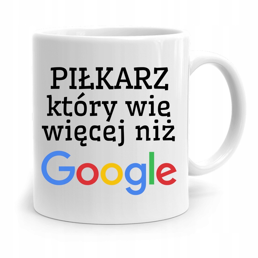 Kubek Dla Piłkarza Zawodnika Który Wie Więcej Z Nadrukiem Ze Zdjęciem