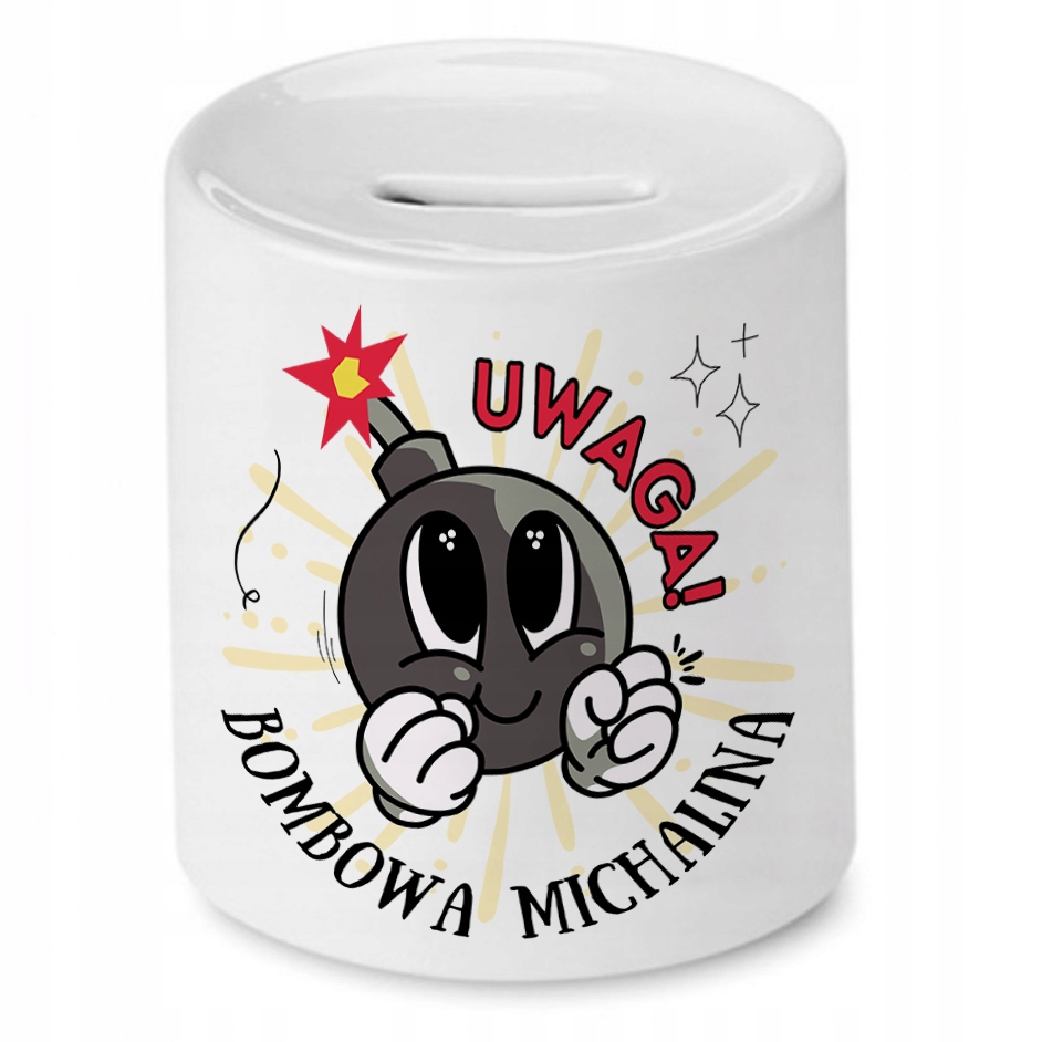 Skarbonka Dla Michaliny Na Urodziny Prezent Z Nadrukiem Ze Zdjęciem