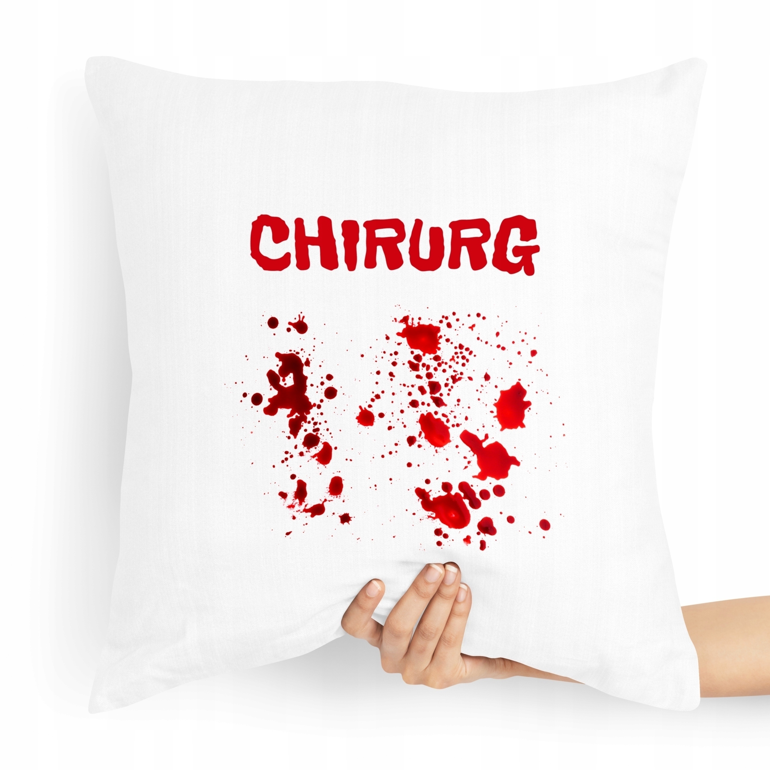 Poduszka Prezent Dla Doktora Lekarz Medyk Chirurg Z Nadrukiem Ze Zdjęciem