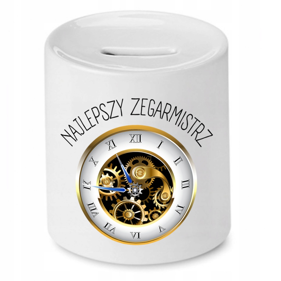 Skarbonka Dla Zegarmistrza Najlepszy Zegarmistrz Z Nadrukiem Ze Zdjęciem