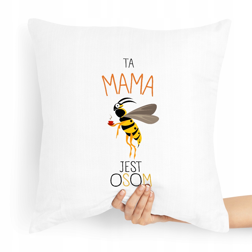 Poduszka Prezent Dla Mamy Ta Mama Jest Osom Z Nadrukiem Ze Zdjęciem