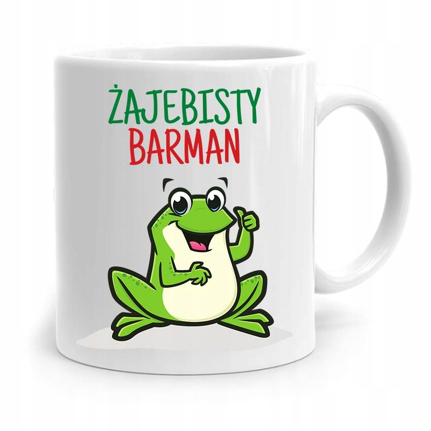 Kubek Prezent Dla Barmana Żajebisty Barman Z Nadrukiem Ze Zdjęciem