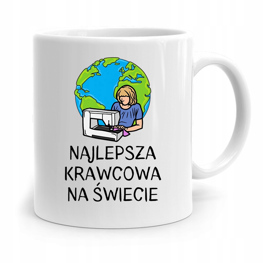 Kubek Prezent Dla Krawcowej Krawca Najlepszej Z Nadrukiem Ze Zdjęciem