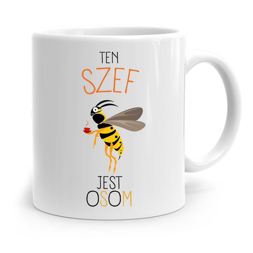 Kubek Prezent Dla Szefa Ten Szef Jest Osom Z Nadrukiem Ze Zdjęciem