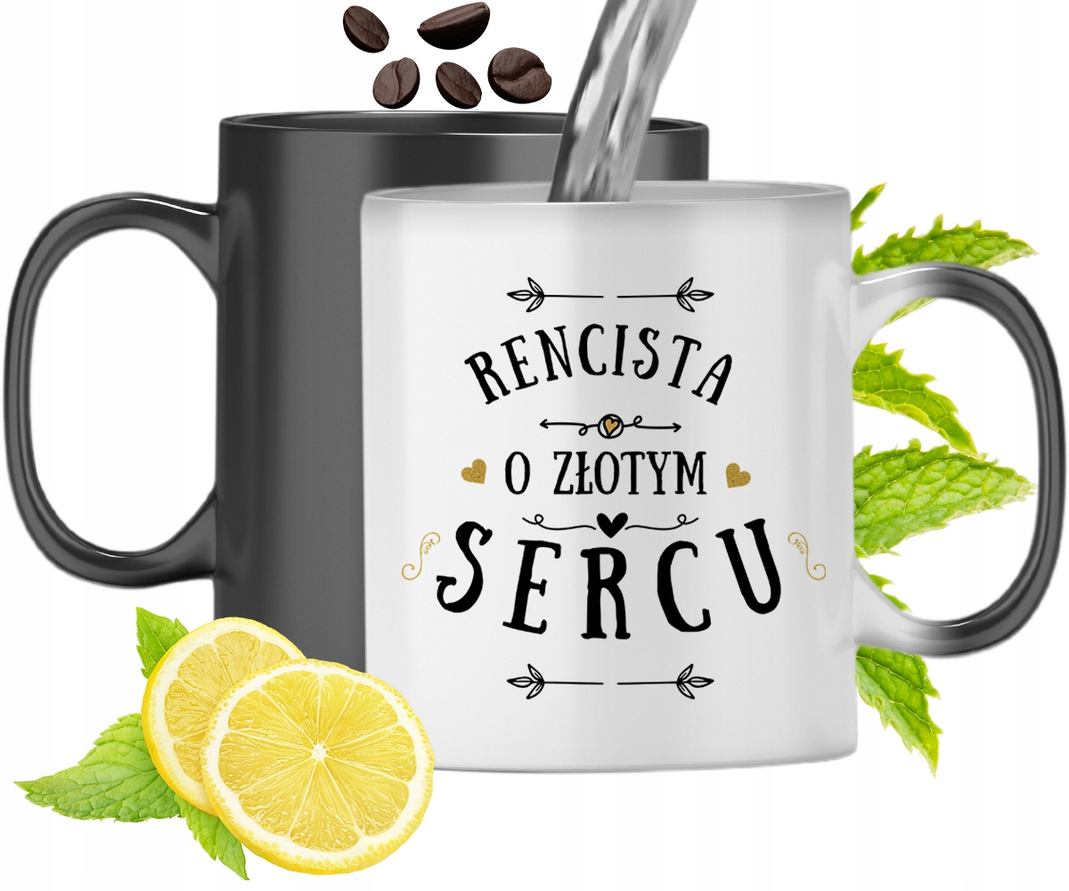 Dla Rencisty Kubek Magiczny Na Urodziny Prezent Z Nadrukiem Ze Zdjęciem