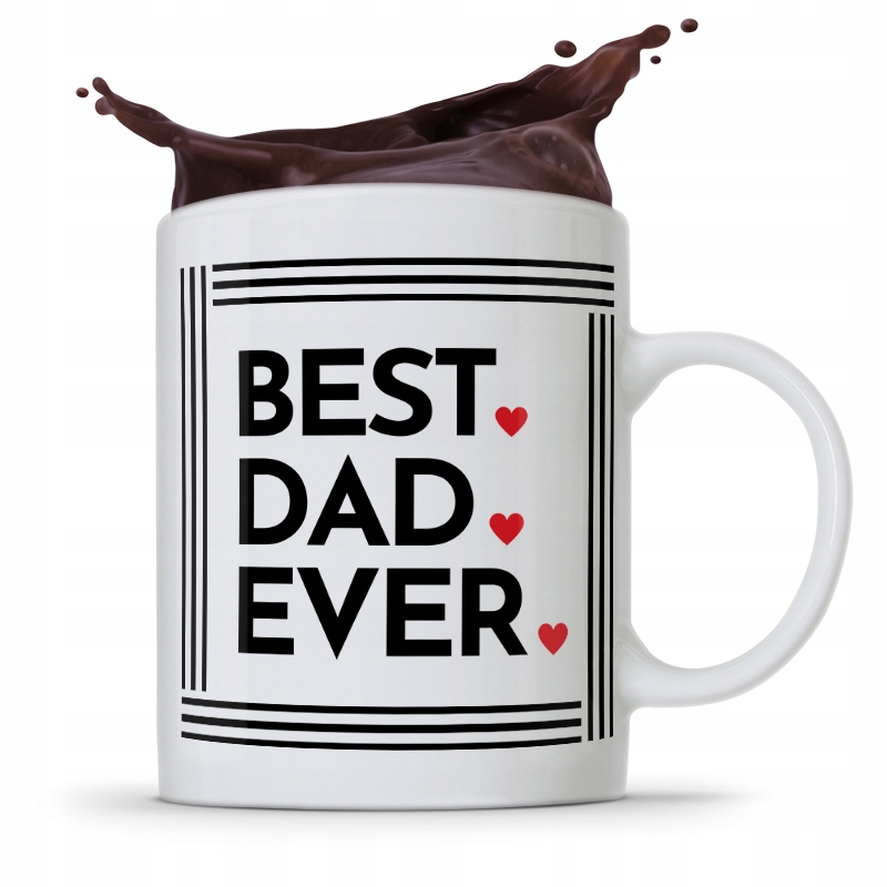 Kubek Na Dzień Ojca Dla Taty Best Dad Ever Love Z Nadrukiem Ze Zdjęciem