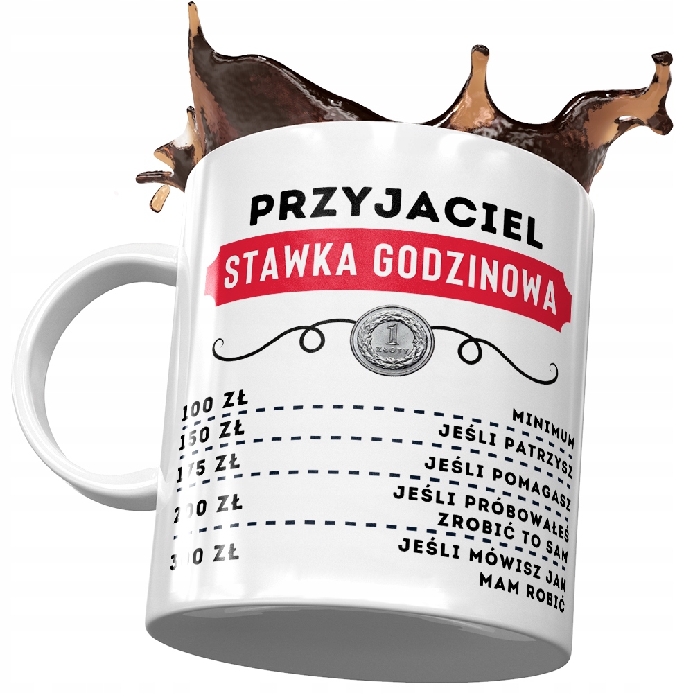 Dla Przyjaciela Kubek Na Urodziny Na Prezent Z Nadrukiem Ze Zdjęciem