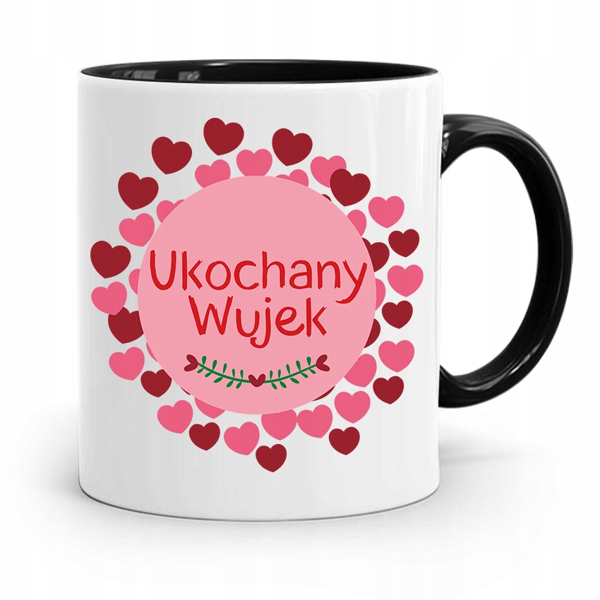 Kubek Czarny Prezent Dla Wujka Ukochany Wujek Z Nadrukiem Ze Zdjęciem