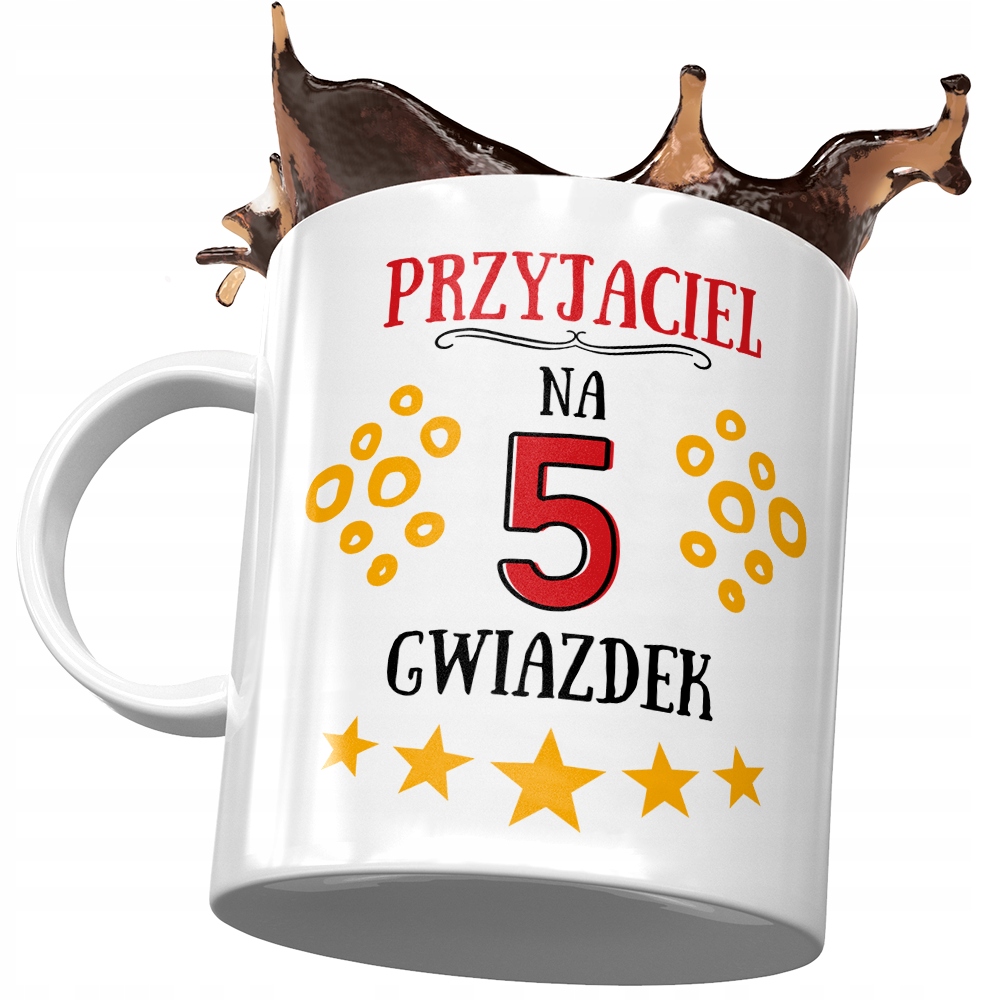 Dla Przyjaciela Kubek Na Urodziny Na Prezent Z Nadrukiem Ze Zdjęciem