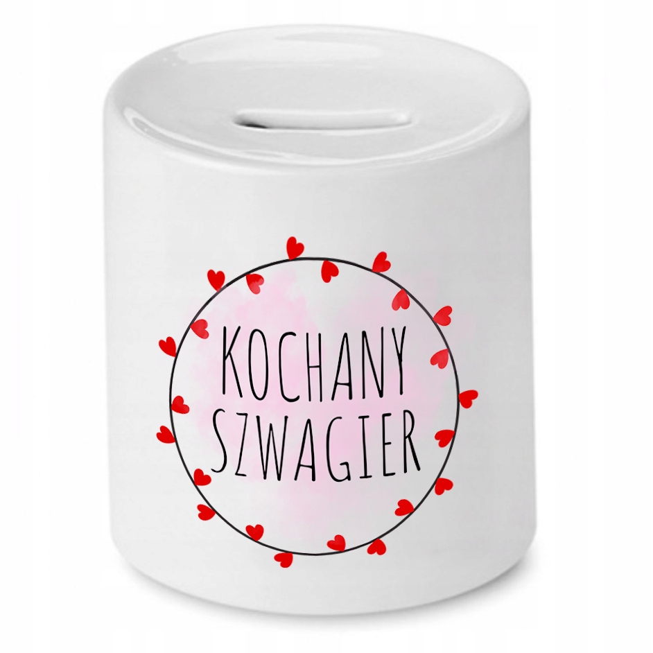 Dla Szwagra Skarbonka Marketing Prezent Z Nadrukiem Ze Zdjęciem
