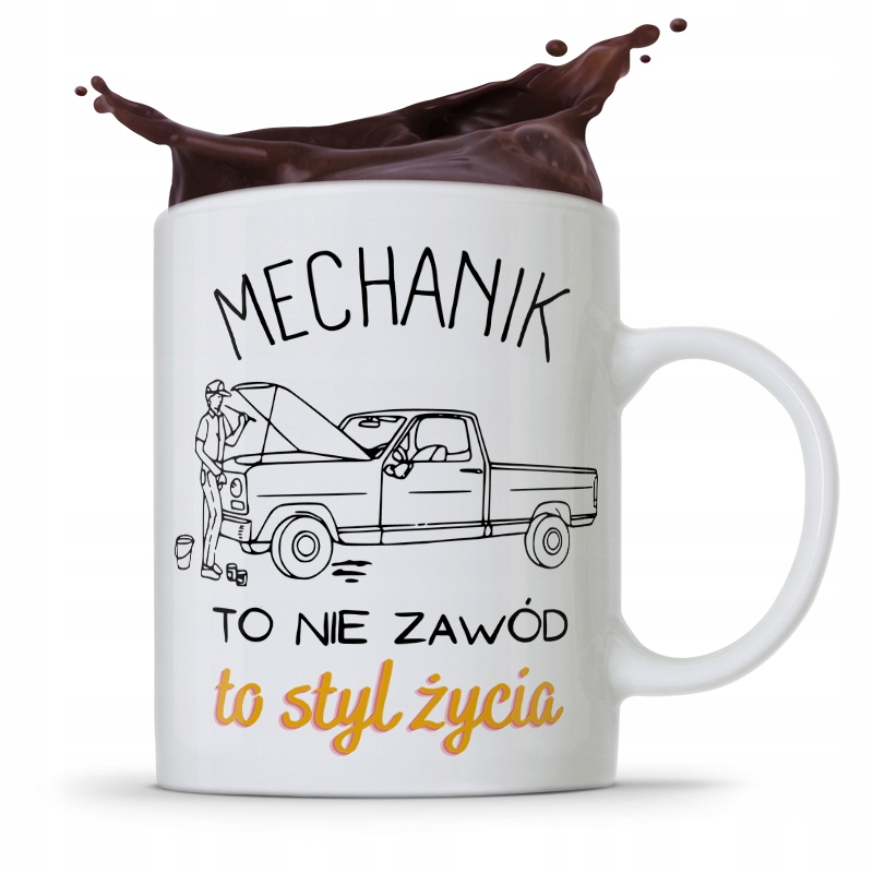 Kubek Prezent Dla Mechanika Mechanik To Styl Życia Z Nadrukiem Ze Zdjęciem