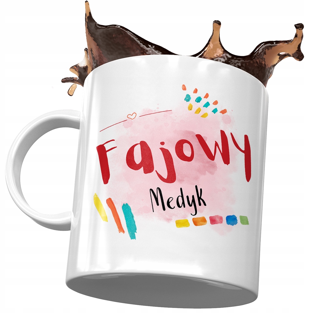 Kubek Dla Medyka Fajowy Medyk Na Prezent Z Nadrukiem Ze Zdjęciem