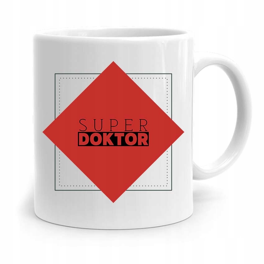 Kubek Prezent Dla Doktora Lekarza Super Doktor Z Nadrukiem Ze Zdjęciem