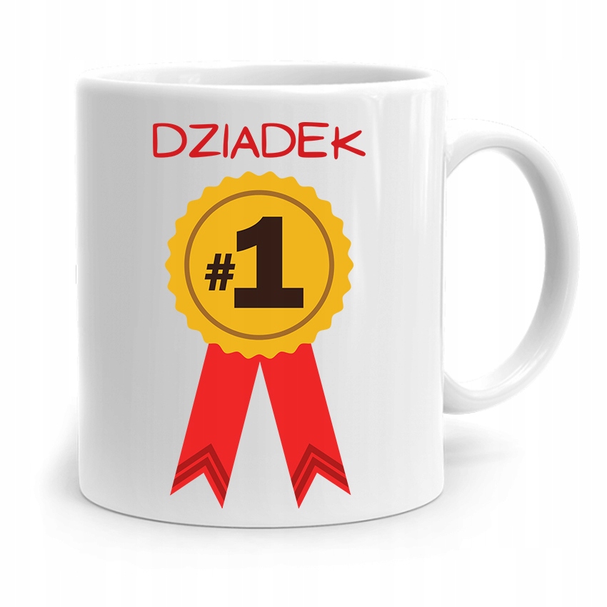 Kubek Prezent Dla Dziadka Dziadek Numer Jeden Z Nadrukiem Ze Zdjęciem