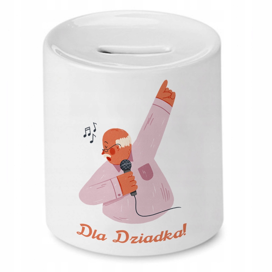 Skarbonka Dzień Dziadka Dla Dziadka! Prezent Z Nadrukiem Ze Zdjęciem