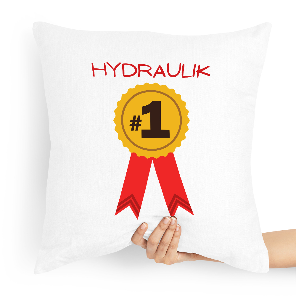 Poduszka Prezent Dla Hydraulika Numer Jeden Z Nadrukiem Ze Zdjęciem