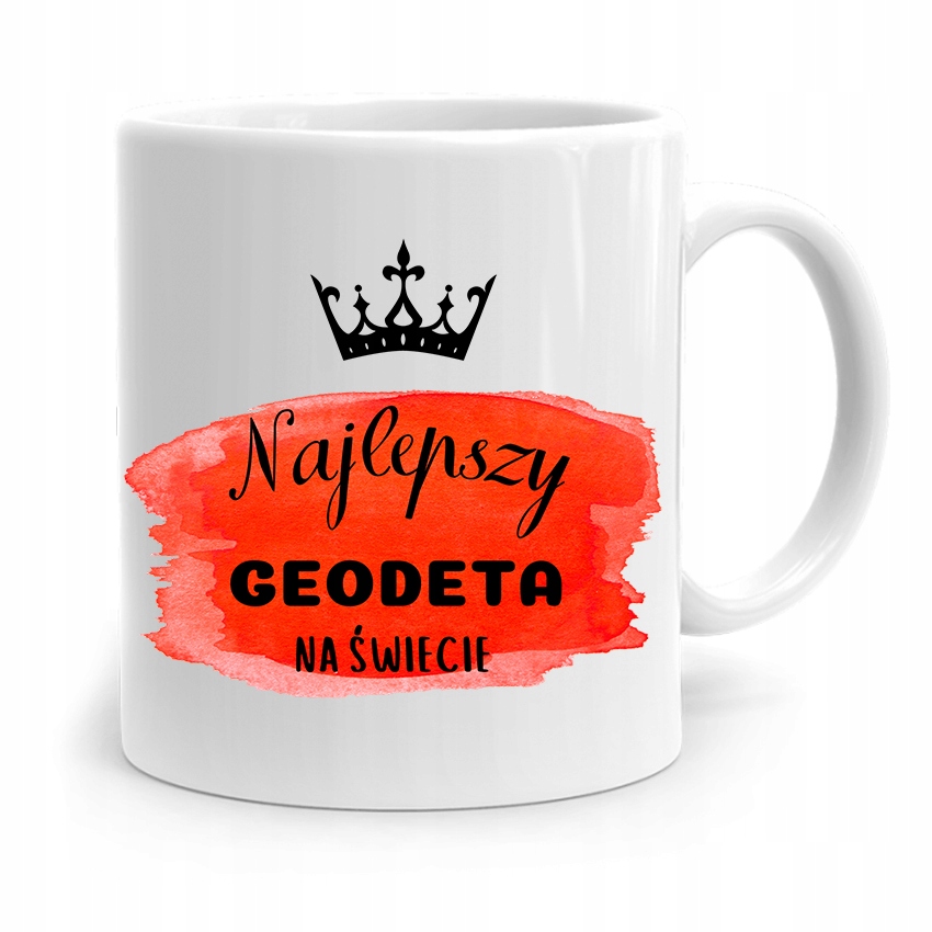 Kubek Prezent Dla Geodety Najlepszy Na Świecie Z Nadrukiem Ze Zdjęciem